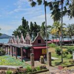 an outdoor pool & a hot tub.