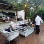 cocktails and beverages. Soak up the full splendour of this oceanfront destination from the traditional wooden restaurant