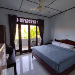 Simple rooms with balconies
