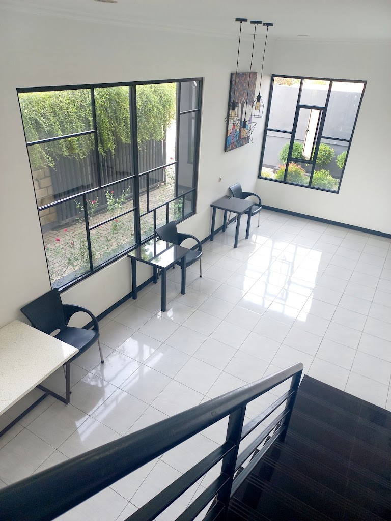 Simply furnished rooms with en suite wet rooms in an unpretentious hotel offering Wi-Fi.