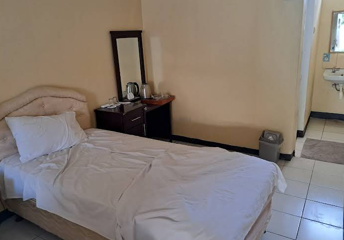 Unpretentious budget hotel featuring straightforward rooms