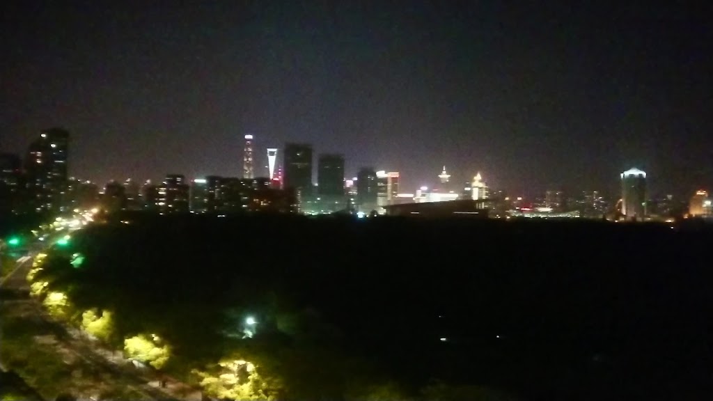 playful rooms & suites in upscale high-rise hotel with a gym