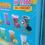 lebih enaknya lagi cukup dengan Rp 5000 saja kamu bisa menghilangkan rasa hausmu...