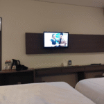 Basic rooms with flat-screens in a no-nonsense hotel featuring complimentary Wi-Fi & parking.