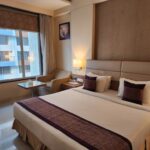 Warmly decorated rooms in an informal hotel featuring an outdoor pool & a fitness centre.