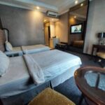 Upscale property featuring a refined restaurant & a bar