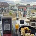 Bright rooms in a contemporary hotel offering a restaurant