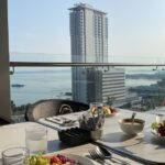 Polished hotel offering an outdoor pool & a restaurant