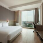 an outdoor pool & free breakfast.