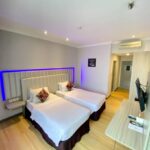 Pared-back hotel offering airy rooms & mandis for bathing