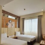 Unpretentious rooms in an informal lodging offering a bright