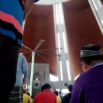 this modern Sunni Muslim mosque blends Malay & Turkish architectural styles.