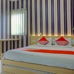 Simply furnished rooms in an unpretentious budget hotel offering breakfast