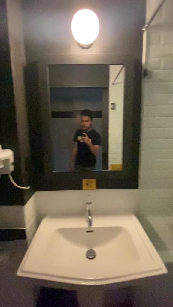 a funky restaurant & a bar.