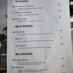 Seasonal breakfast and simple lunch. Cake goods