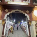 this traditional place of worship features colorful statues of the goddess of wealth.