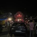 Sprawling spiritual complex with colorful