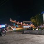 Thirteen horses pull a carriage uphill in this large