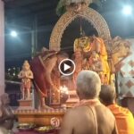 Main deity Lord Sree Rajagopala krishna Swamy placed by the holy hands of HH SUKRATHEENDRA THEERTHA SWAMIJI. Shri Hanuman