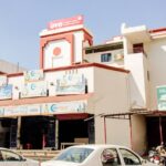 in a straightforward budget hotel offering Wi-Fi.