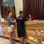 a gym & an outdoor pool.