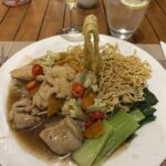 Elegant hotel in a colonial building with a polished restaurant