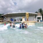 Simple bungalows in a relaxed resort offering a wave pool & a private beach