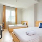 Simply decorated rooms in a down-to-earth hotel featuring a restaurant