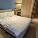 Informal rooms in a contemporary budget hotel featuring a gym