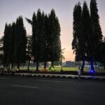 Busy square near the Great Mosque