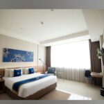 Airy quarters in a contemporary hotel offering an outdoor pool & a restaurant