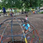 flame-like monument.