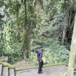 Goa Gajah is the best tourist destination in Bali. The location is in Gianyar regency. This heritage place have a unique statues carved on a cliff. For your information the sarongs is borrowed freely include with the entrance fee.