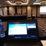 a bar & a beauty salon