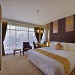 a restaurant & a karaoke room.