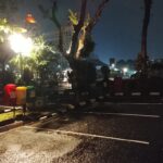 Upscale property featuring several eateries & a cigar bar