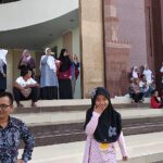 with an ornate white