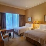 Upscale tower hotel offering a spa & an outdoor pool