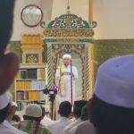 Striking religious edifice painted pale yellow