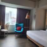 a cafe & a rooftop bar.