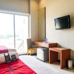 in an unpretentious hotel offering a simple restaurant.