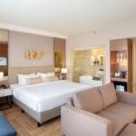 plus a swanky bar & free breakfast.